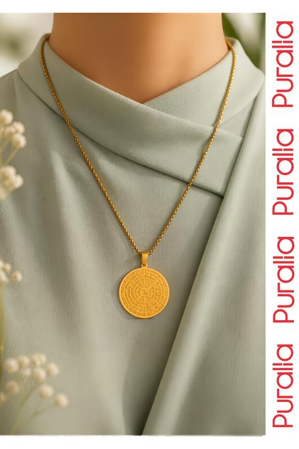 Esma-Ül Hüsna Steel Necklace