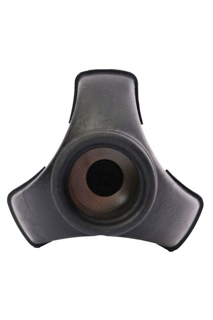 black 19mm Canes Self Standing Protect End Cover Eldder Walking Stick Non-Slip Pad End Bottom Ca...