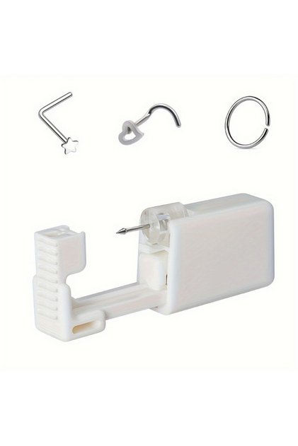 Geometric body S1-Piercing kit Disposable Ear Nose Piercing Tool Kit With Heart Star Replacement Nos