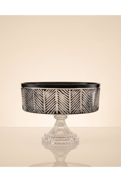 Crystal Decor Presentation Bowl / Salad Bowl / Decorative Bowl