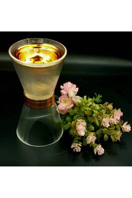 Transparent Gold Incense Burner