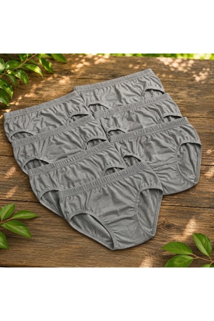 Boy's 100% Cotton Slip Underwear 6 Pieces