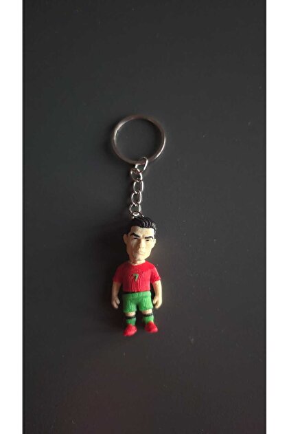 3D Cristiano Ronaldo Figure Keychain