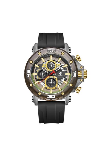 Obsidian Drive Men’s Luxury Chronograph Watch | 45mm Grey Dial | Elite PE903 Movement |