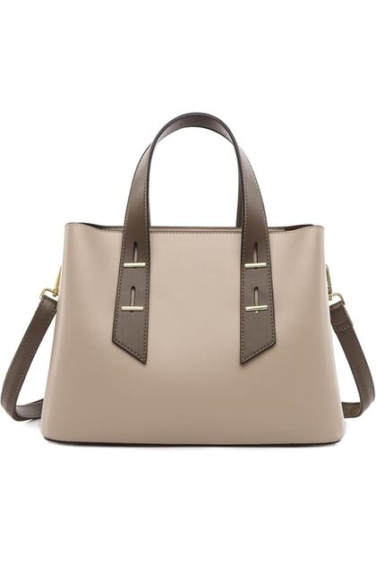 Handbags for Women – Leather Shoulder & Tote Bags with Top Handle and Zipper Closure, Stylish Purse