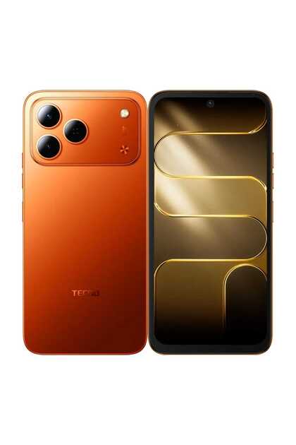 Spark 50 4G Smartphone, 4 GB RAM, 256 GB Storage, Dynamic Orange
