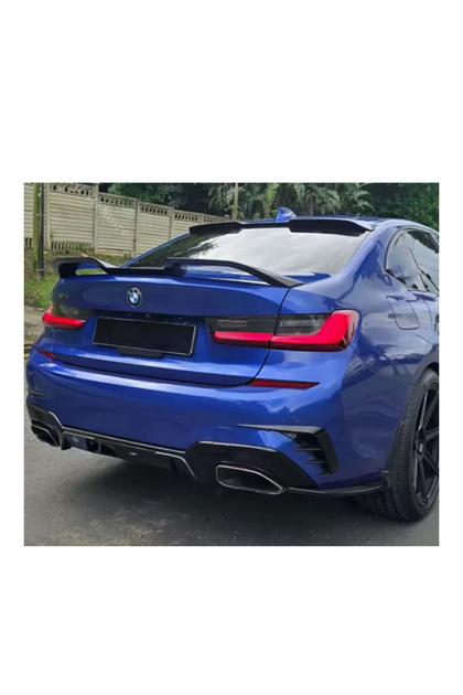 BMW G20 V Style Bagaj Spoilerı İthal Piano Black Parlak Siyah Sportif Arka Spoiler