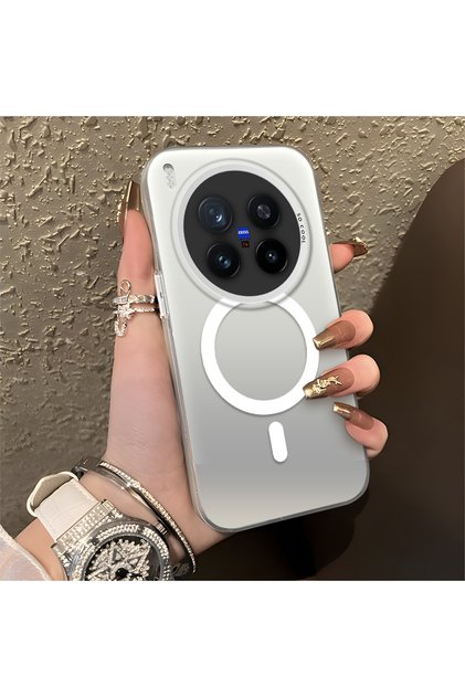 Vivo X300 Pro Compatible Minimal Printed Ring Appearance Hard Case, Does Not Have Magnetic Features
