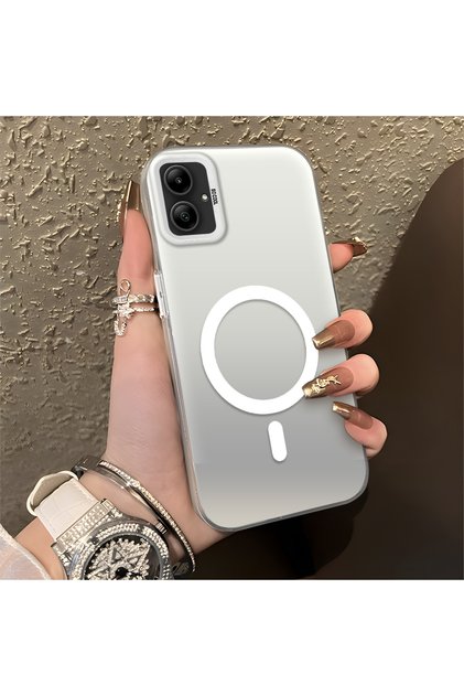 Samsung Galaxy A05 Compatible Minimal Printed Ring Appearance Hard Case, Does Not Have Magnetic Features