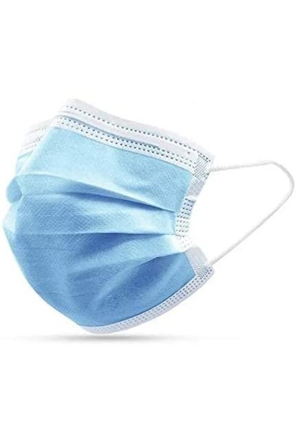 LOMAR FACE MASK - BLUE 3PLY (50 Pc) - MOH listed Brand