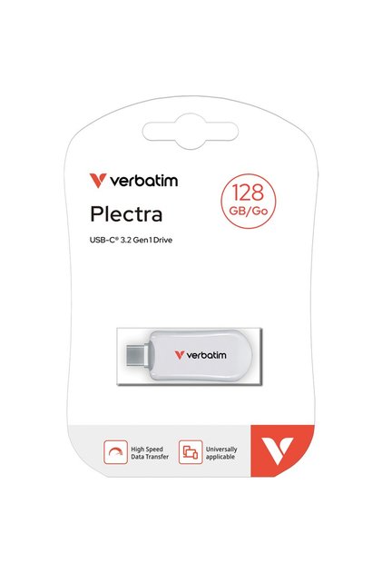 30229 128GB Plectra Usb-C Flash Bellek Beyaz Renk