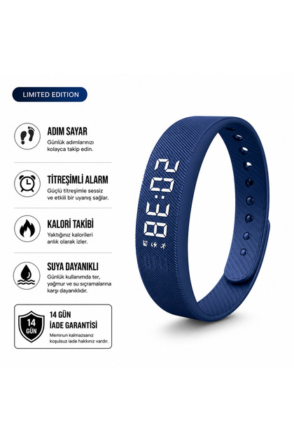 Akıllı Titreşimli Alarm Bilekliği – Sessiz Uyandırma ve Güçlü Titreşim
