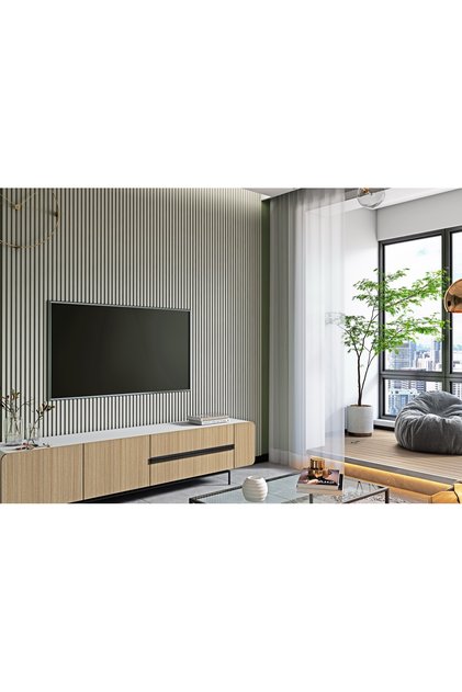 LB-3671 Lineer Arte Dekoratif MDF Duvar Profili | Modern İç Mekan Duvar Paneli