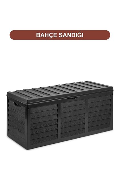Plastik Depolama Bahçe Sandığı Bahçe Dolabı Bahçe Mobilyası 320 LİTRE