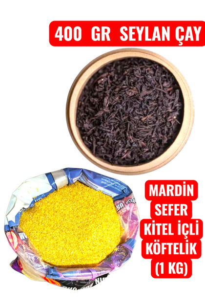 Seylan Loose Tea 400 Gr + Mardi̇n Filling for Meadowlark Pillows (1000 Gr)
