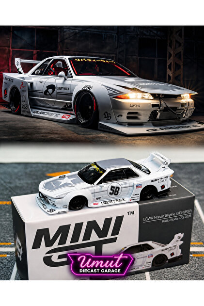 mini gt LBWK Nissan Skyline GT-R (R32) Kaido Works TAS 2025