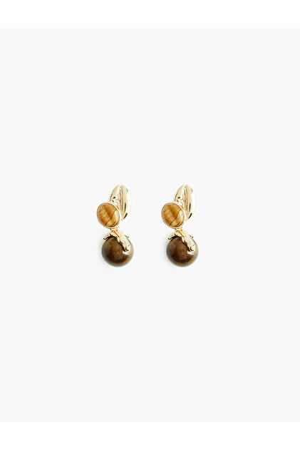 Sphere Stone Earrings