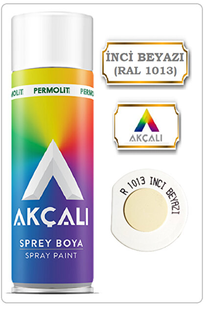 SPREY BOYA (İNCİ BEYAZI-RAL 1013) 400 ml -AHŞAP,PLASTİK,METAL BOYAMA