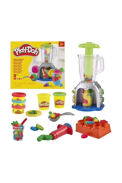 Play-Doh: Creații de Bucătărie - Set de joacă Blender pentru Smoothie-uri Rotative (F9142)