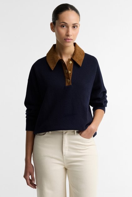 Ravenshill Knitted Kazak NY73 Navy
