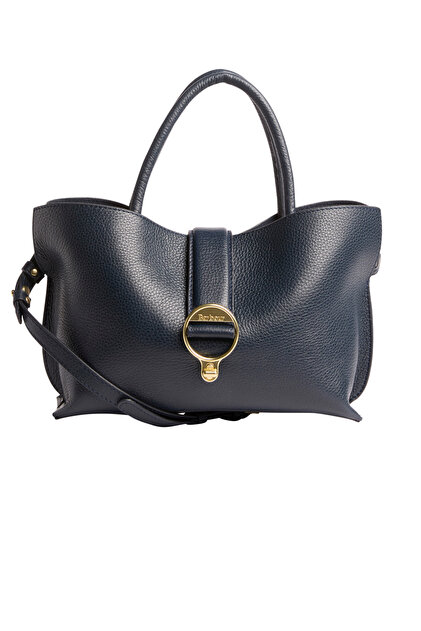 Alder Mini Deri Tote Çanta NY71 Navy