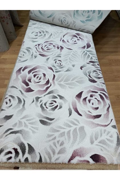 MERİNOS HALI VENÜS 6627 MOR 80 X 300 ÖLÇÜLERİNDE YOLLUK HALI