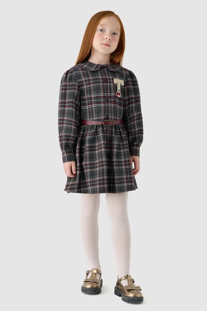 Girls' Plaid Dress
