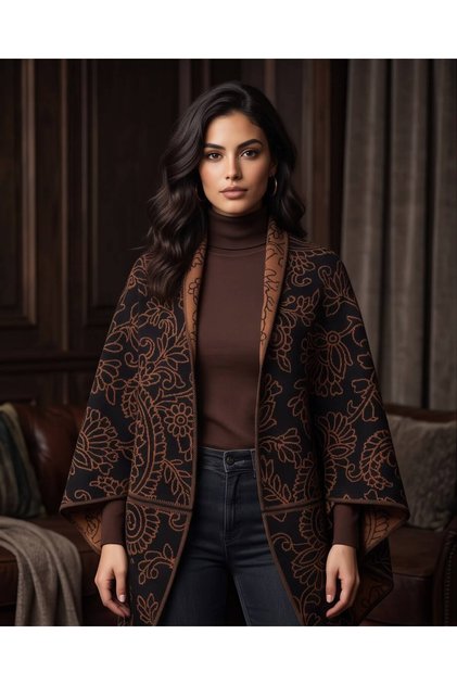 Damla Model Kadın Kimono Panço