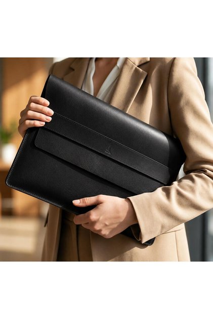(Writing Name) Laptop / MacBook Bigisayar Case - Genuine Leather Handmade