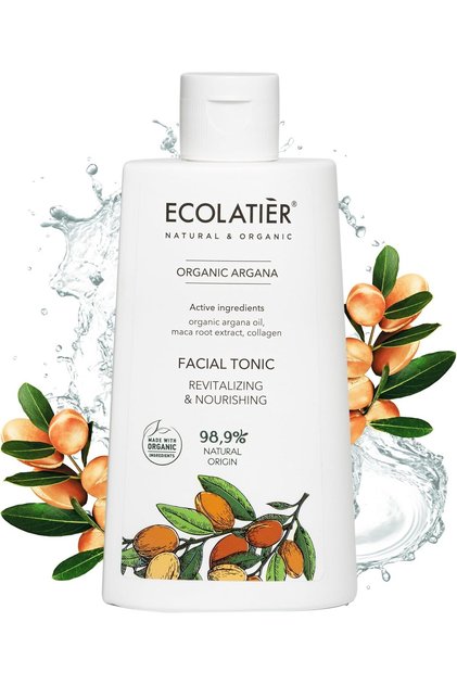 Revitalizing & Nourishing Facial Tonic with Organic Argan – 250ml | Hydrating & Anti-Aging Natural Skincare