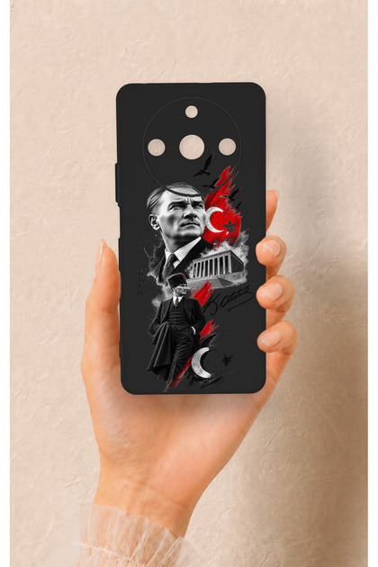 Realme 11 Pro Compatible Ataturk Anıtkabir Patterned Silicone Case
