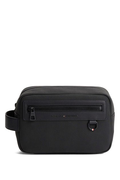 Siyah Erkek Traş Çantası TH SOHO WASHBAG