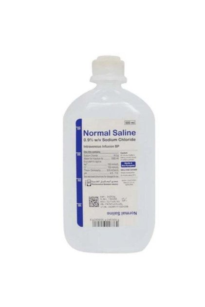 Saline Solution 0.9% Intravenous 500 ml