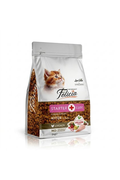 1 Kg Kolajenli Tavuklu Az Tahıllı Yavru Kedi Maması HypoAllergenic Kedi Maması