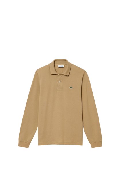 Erkek Classic Fit Uzun Kollu L.12.12 Bej Polo