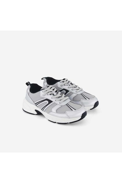 Mesh Running Sneakers Grey
