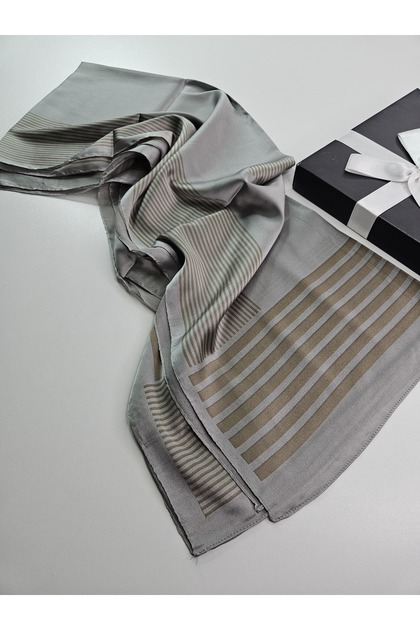 Luxury Voile Silk Shawl Scarf Vira Pattern 70 X 180 cm