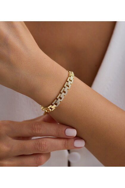 Square Transitioning Sparkling Bracelet