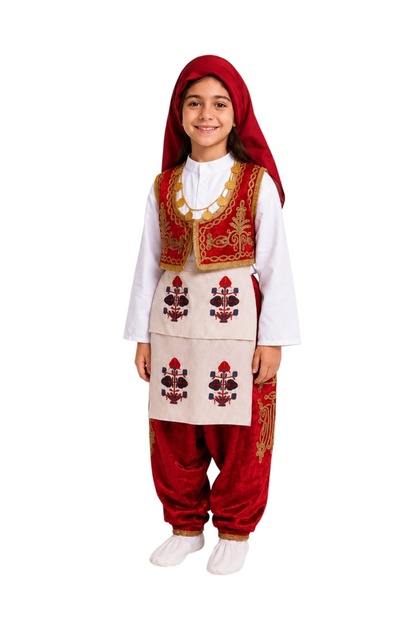 Kırklareli Regional Girls' Folk Games Costume