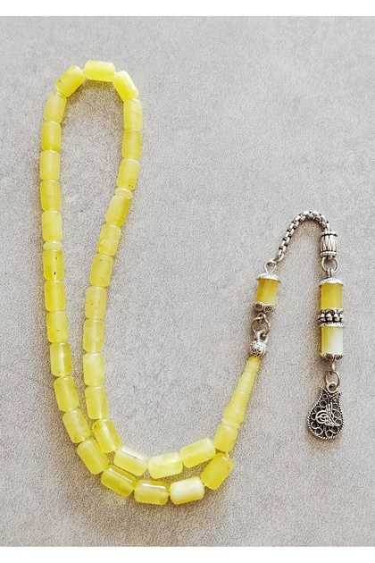 Original Damla Amber Capsule Model Wrist Length Prayer Beads / Masterfully Crafted Kaliningrad Amber