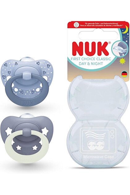 Fc Classic 2-Pack Day/Night Pacifier, 0-6 Months, Blue