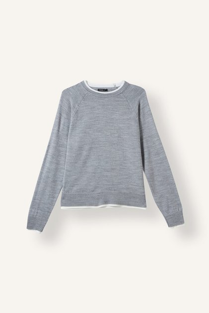 Regular Fit Bisiklet Yaka Kazak H0206AX26AU