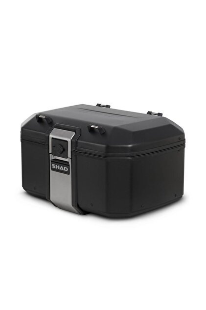 TR55 Black Motosiklet Arka Çanta 55 Litre Kapasiteli Top Case Motor Çanta Alüminyum Siyah