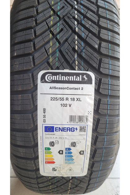 225/55R18 All Season Contact2 102V XL Set Olarak (4 ADET) Dört Mevsim 2026 Üretim*