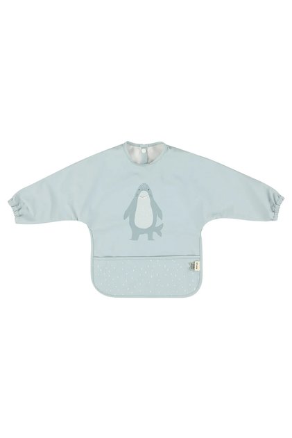 Liquid-Proof Long Sleeve Baby Bib Mr.Shark
