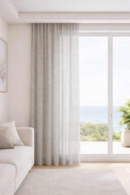 Santana Mink Special Size Tulle Curtain 300X260 Without Pleats