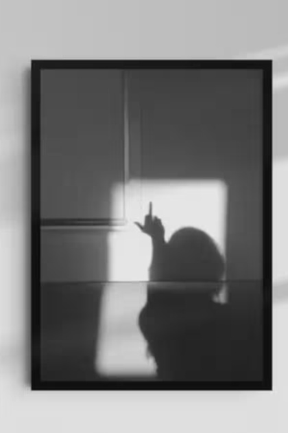 Poster - Coffee & Middle Finger Wall Art