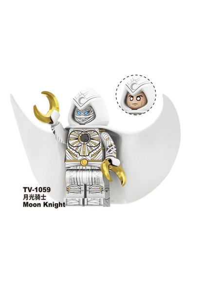 Moon Knight Marc Spector Figür Yapı Blok Süper Kahraman Oyuncak