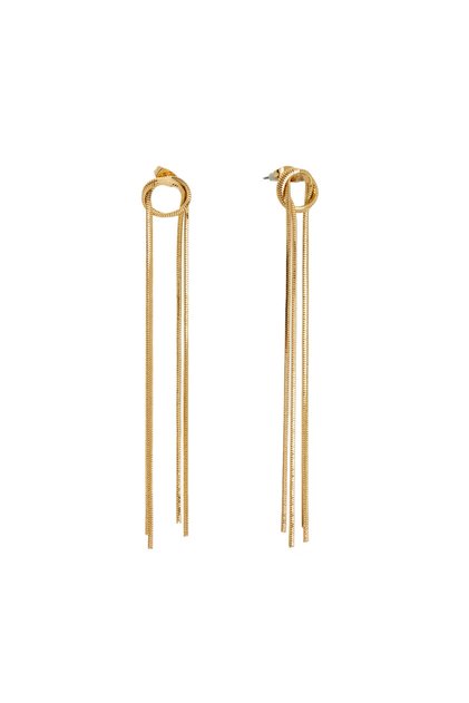 Gold Sallantılı Kadın Küpe