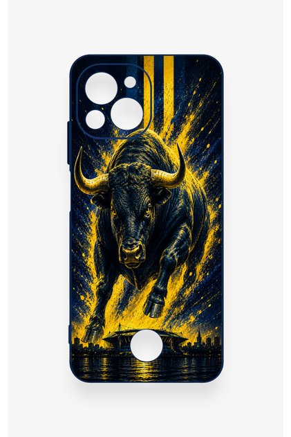 Reeder S23 Pro Max Compatible Kadiköy Bull Patterned Silicone Case